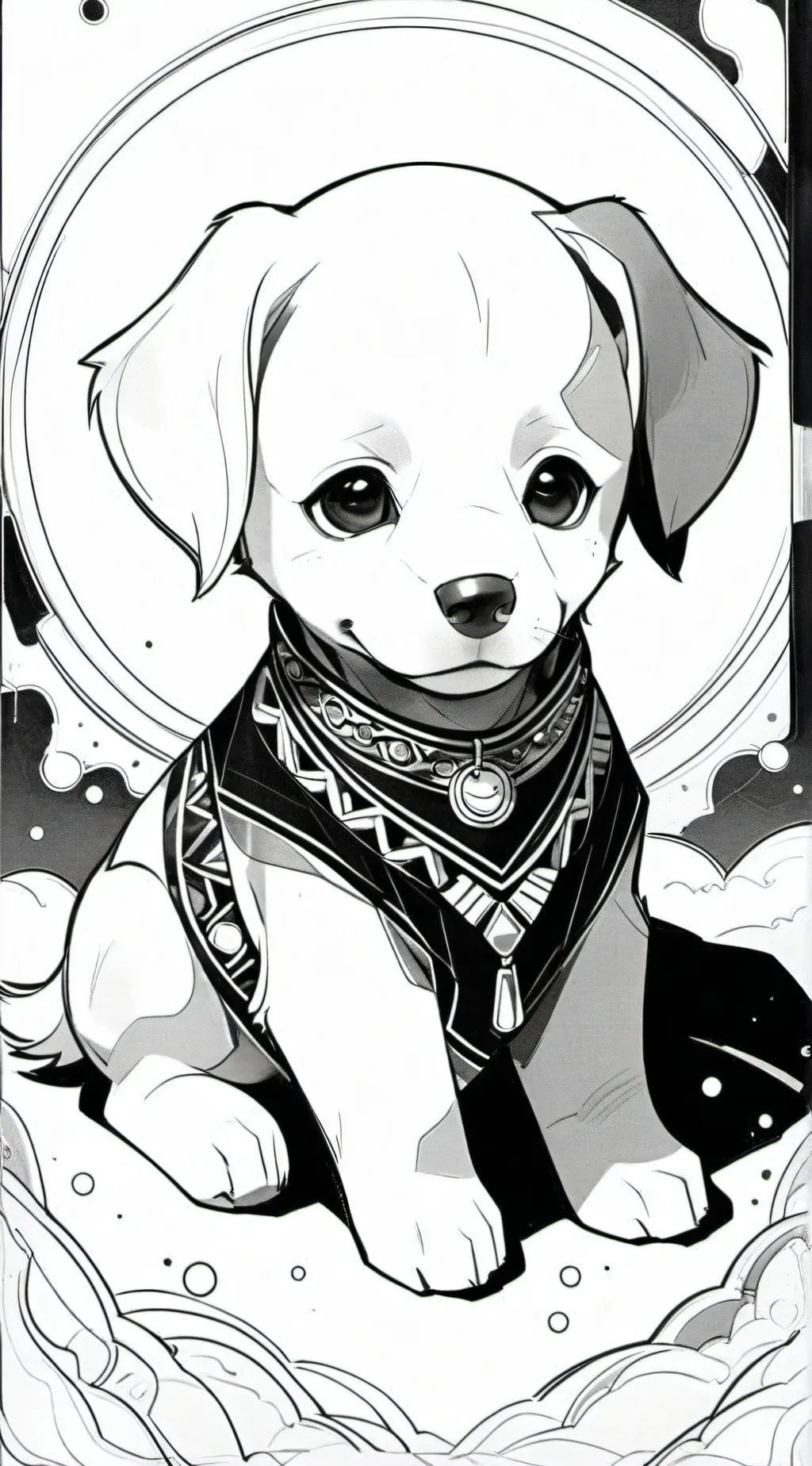 ai character: baby dogday  background