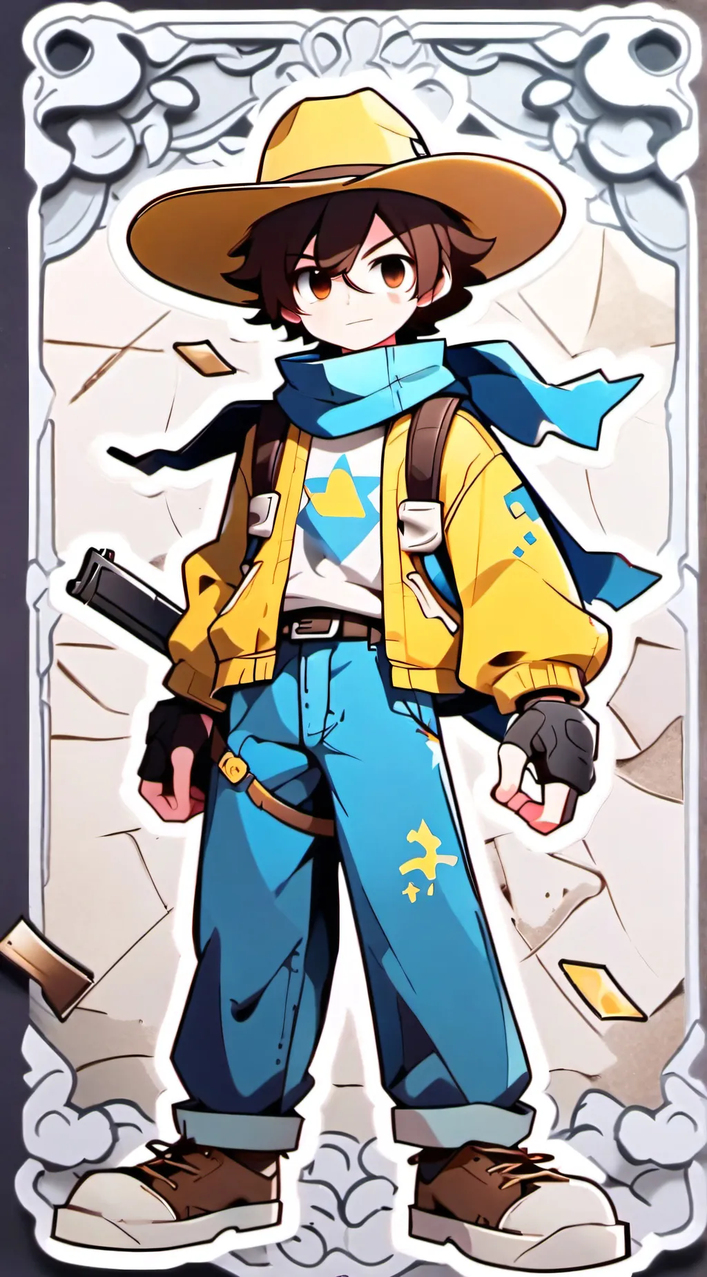 ai character: undertale souls background