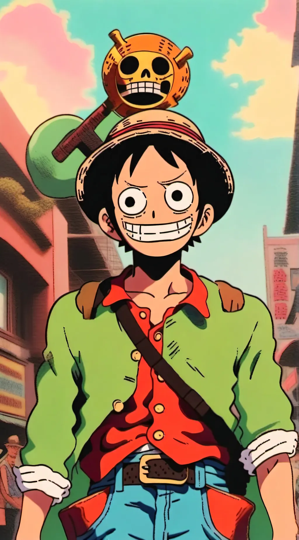 ai character: straw hat crew background