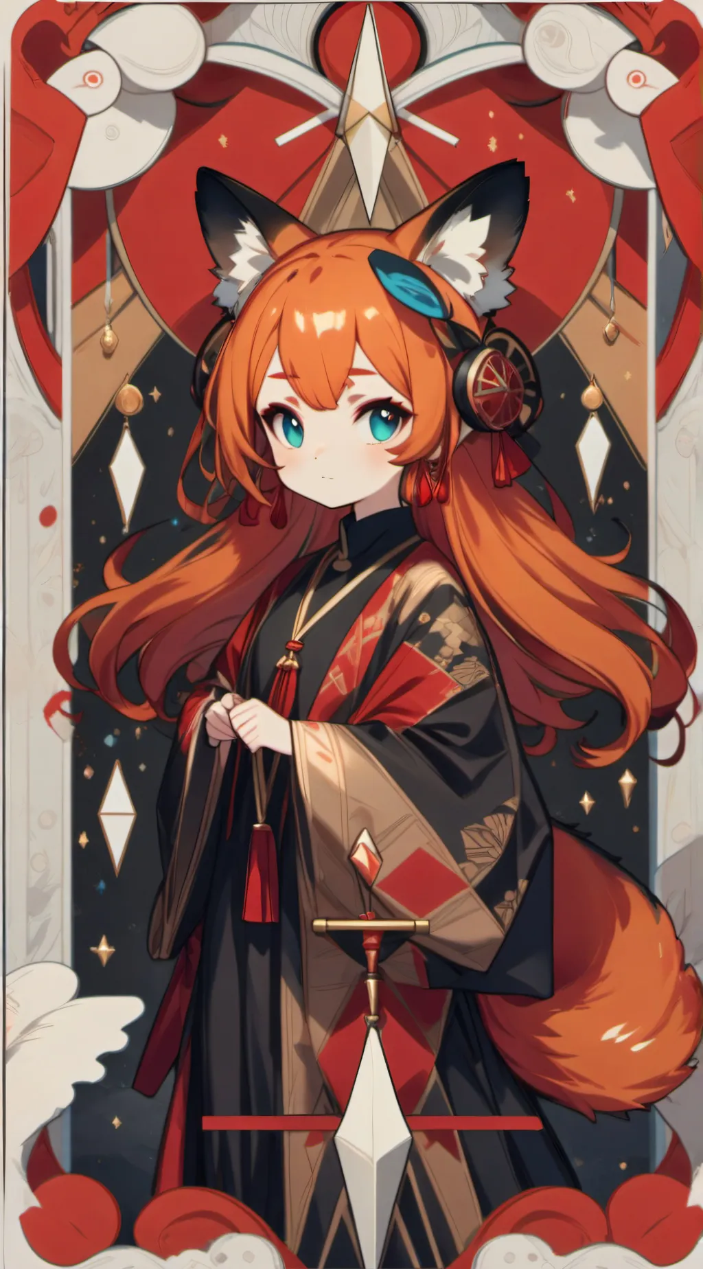 ai character: Fleur background