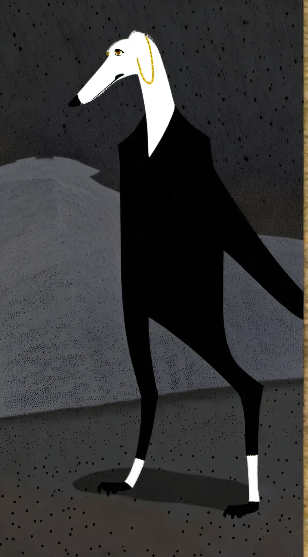 ai character: doggo roast battle background