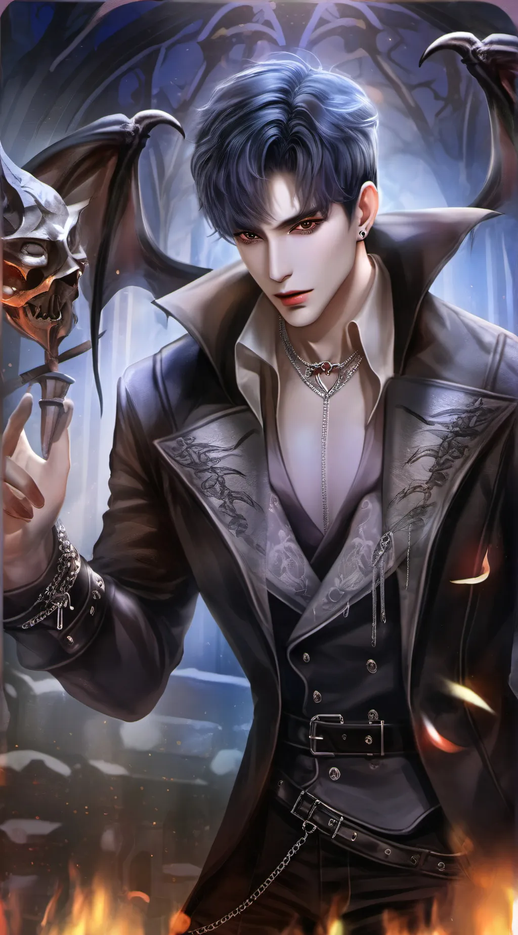 ai character: Blade  background