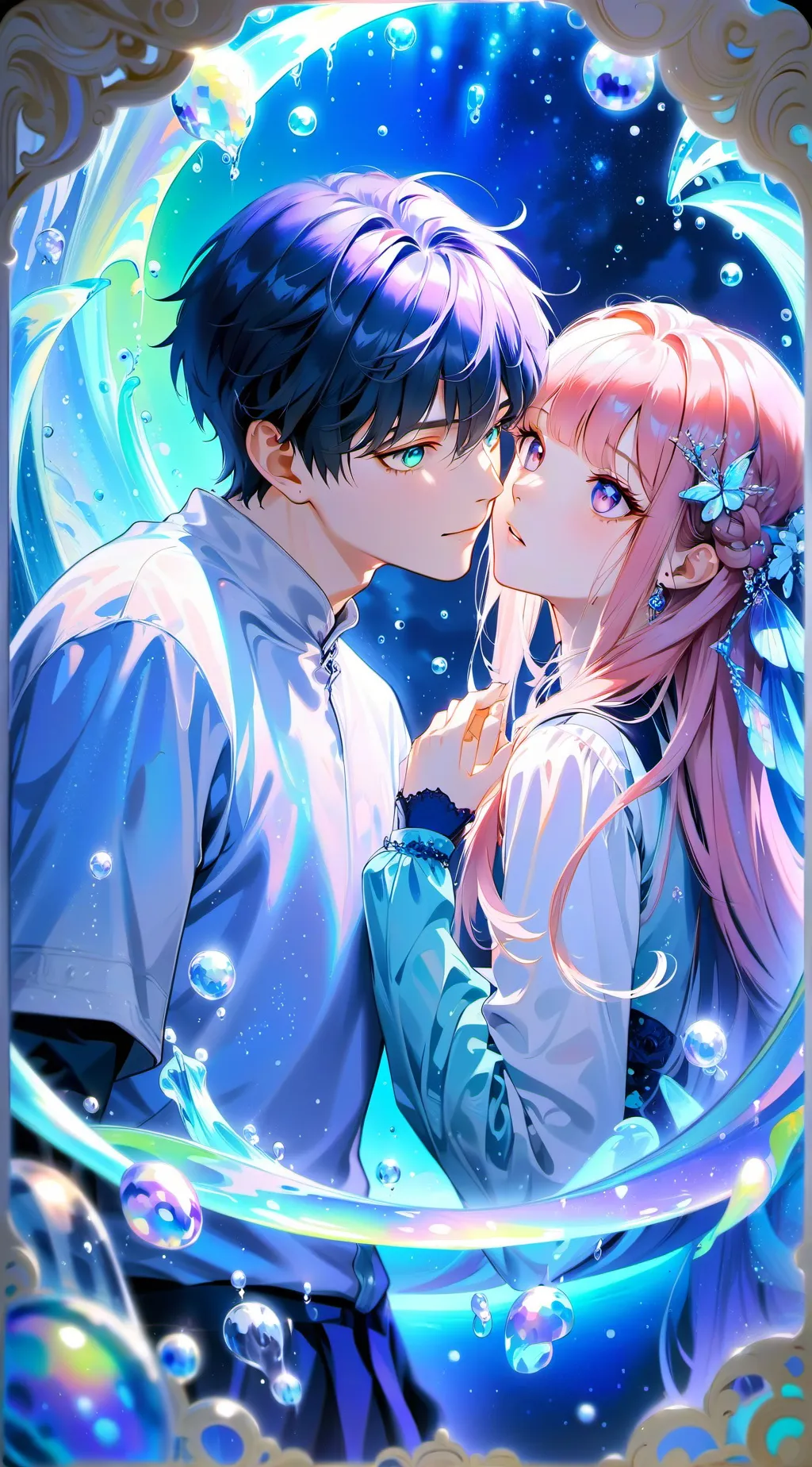 ai character: MHA love metor background