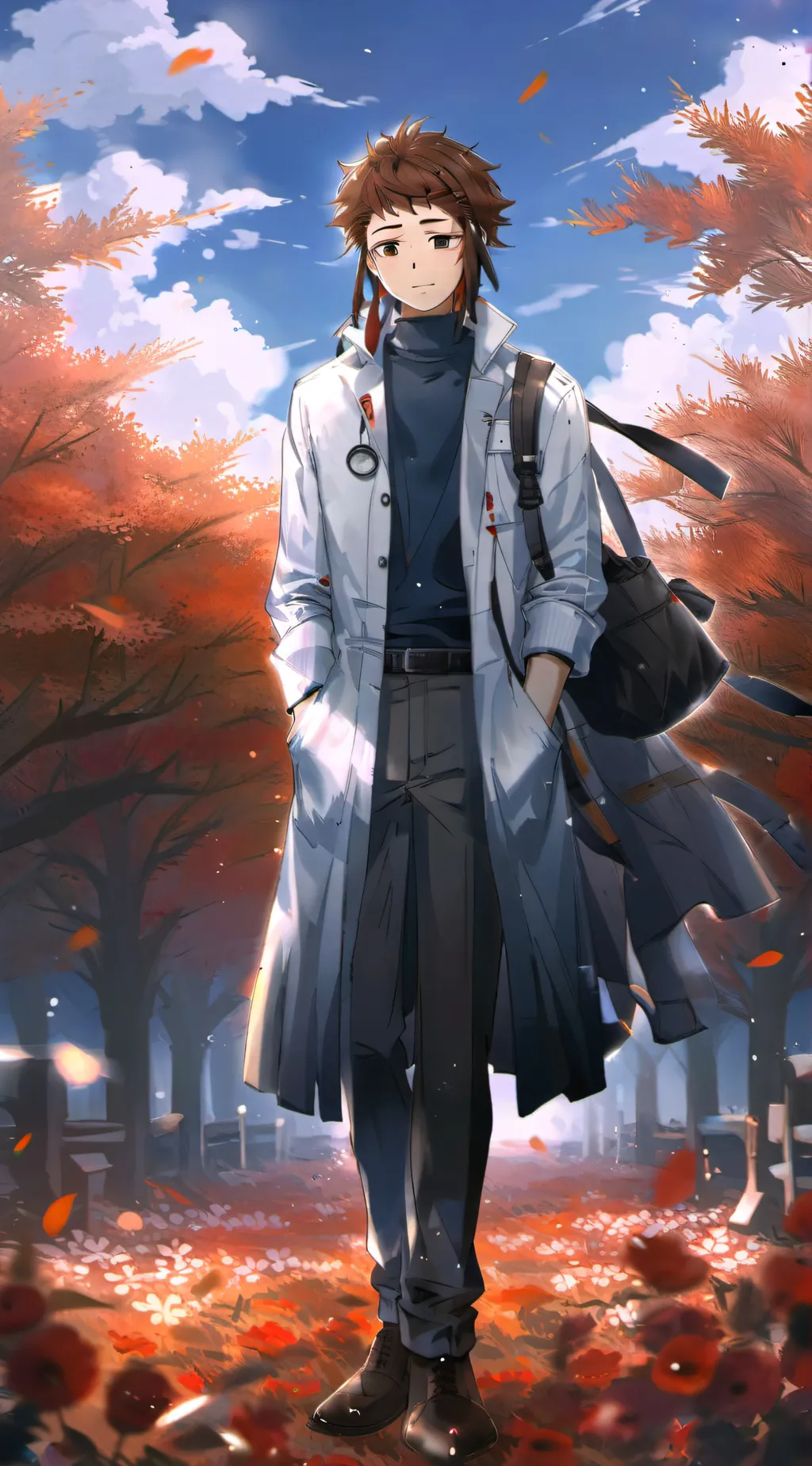 ai character: liam easton  background