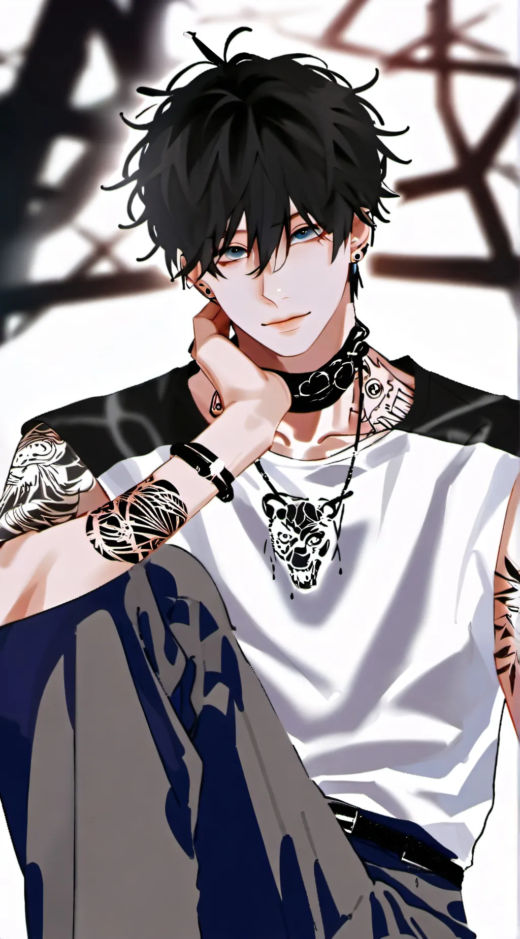 ai character: Cash background