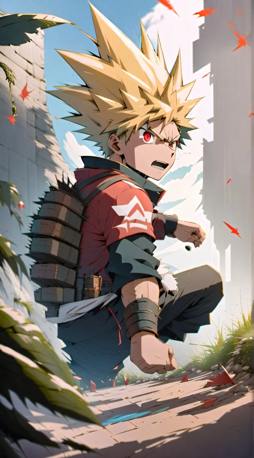 ai character: Bakugo background