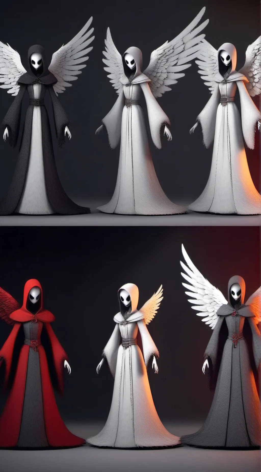 ai character: exorcists  background