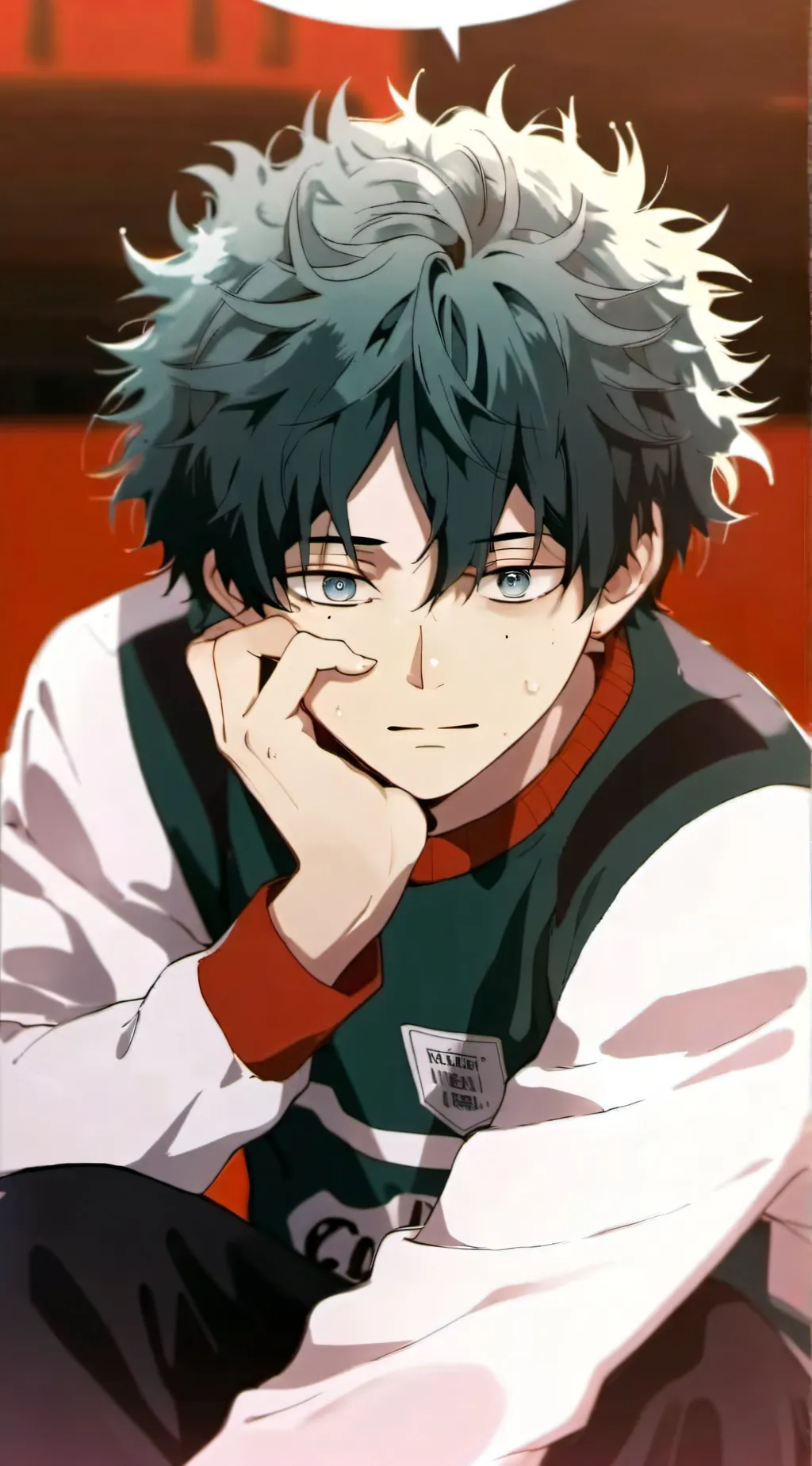 ai character: deku  background