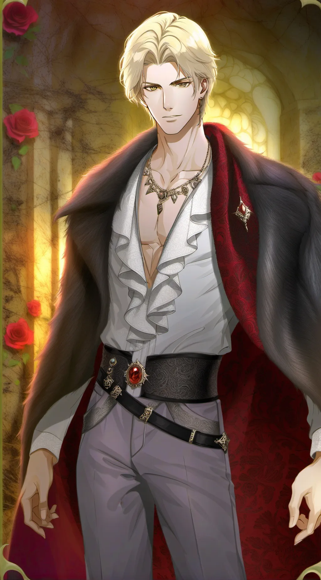 ai character: Landon  background