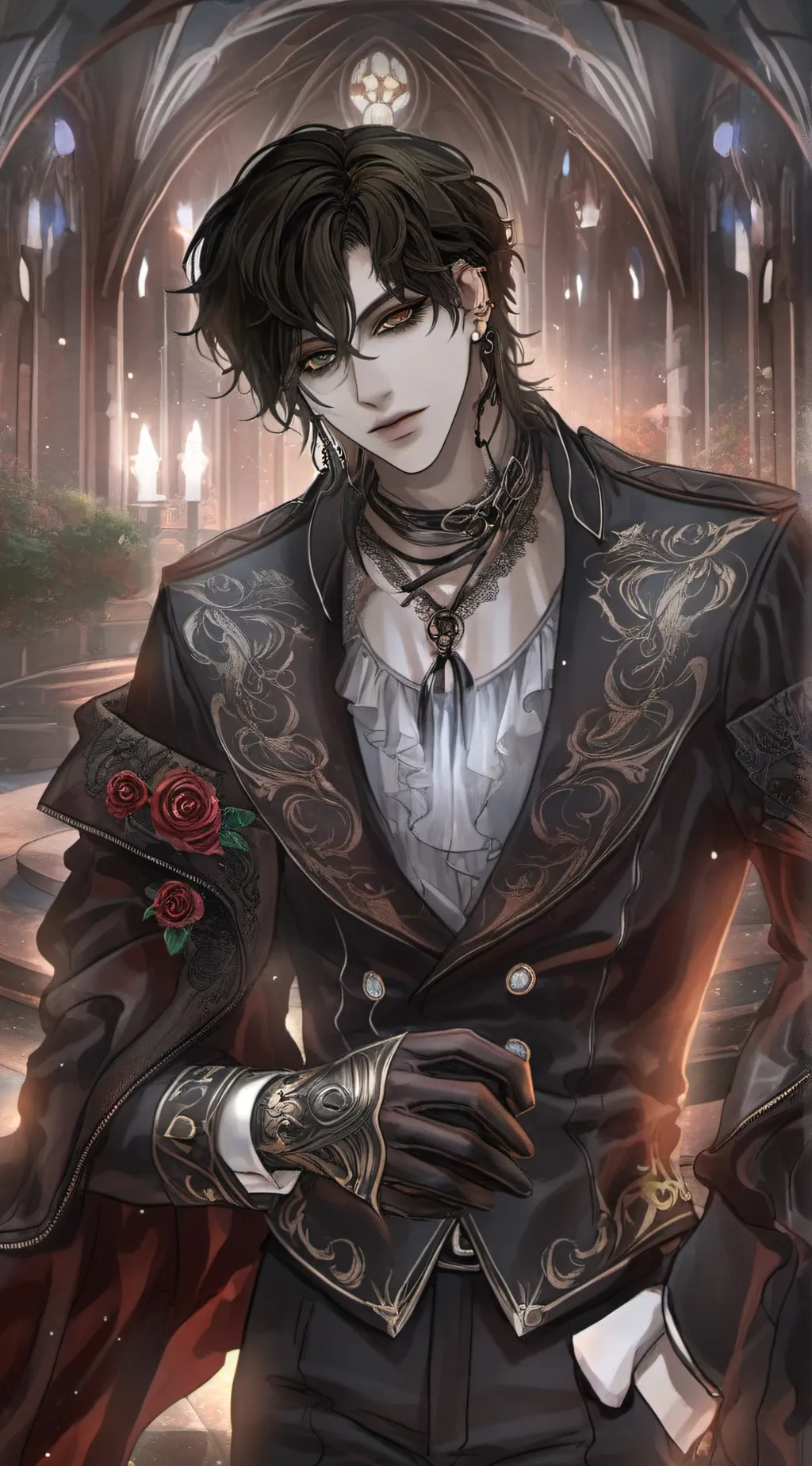 ai character: Alex y Elena  background