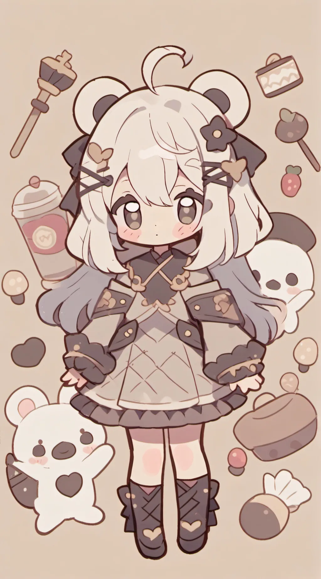 ai character: lily background