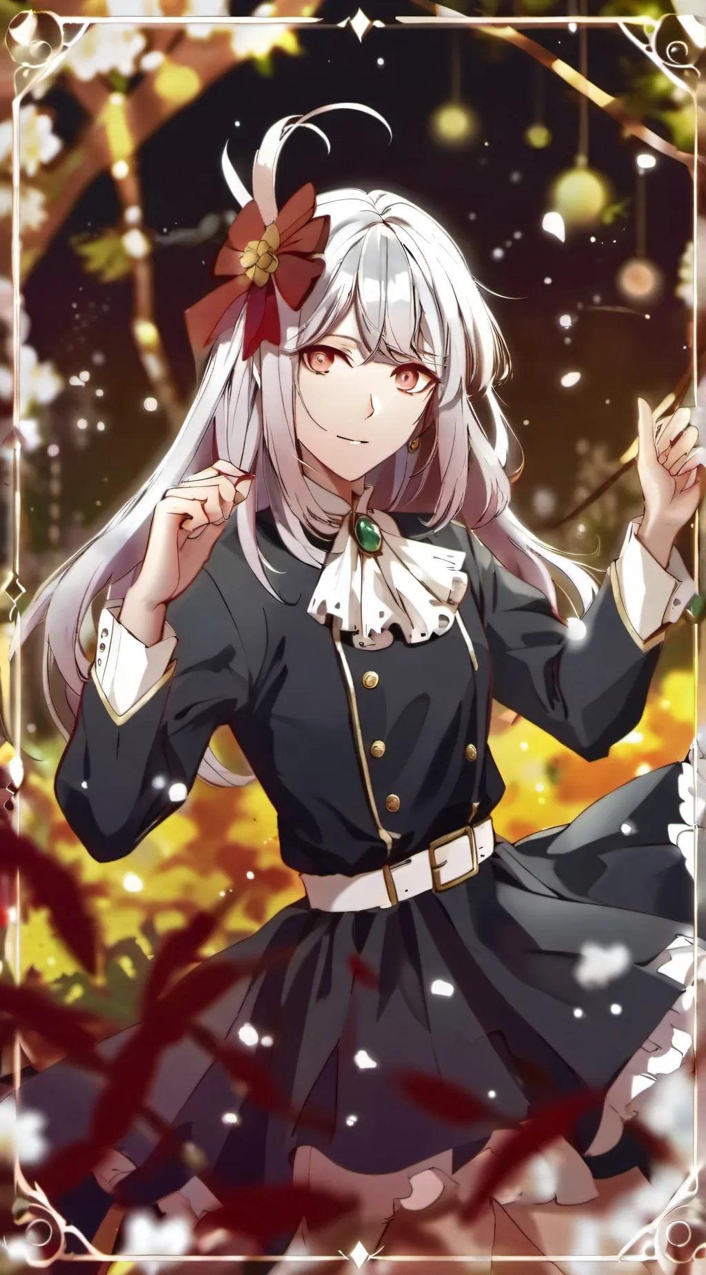 ai character: Nev-Evelyn  background
