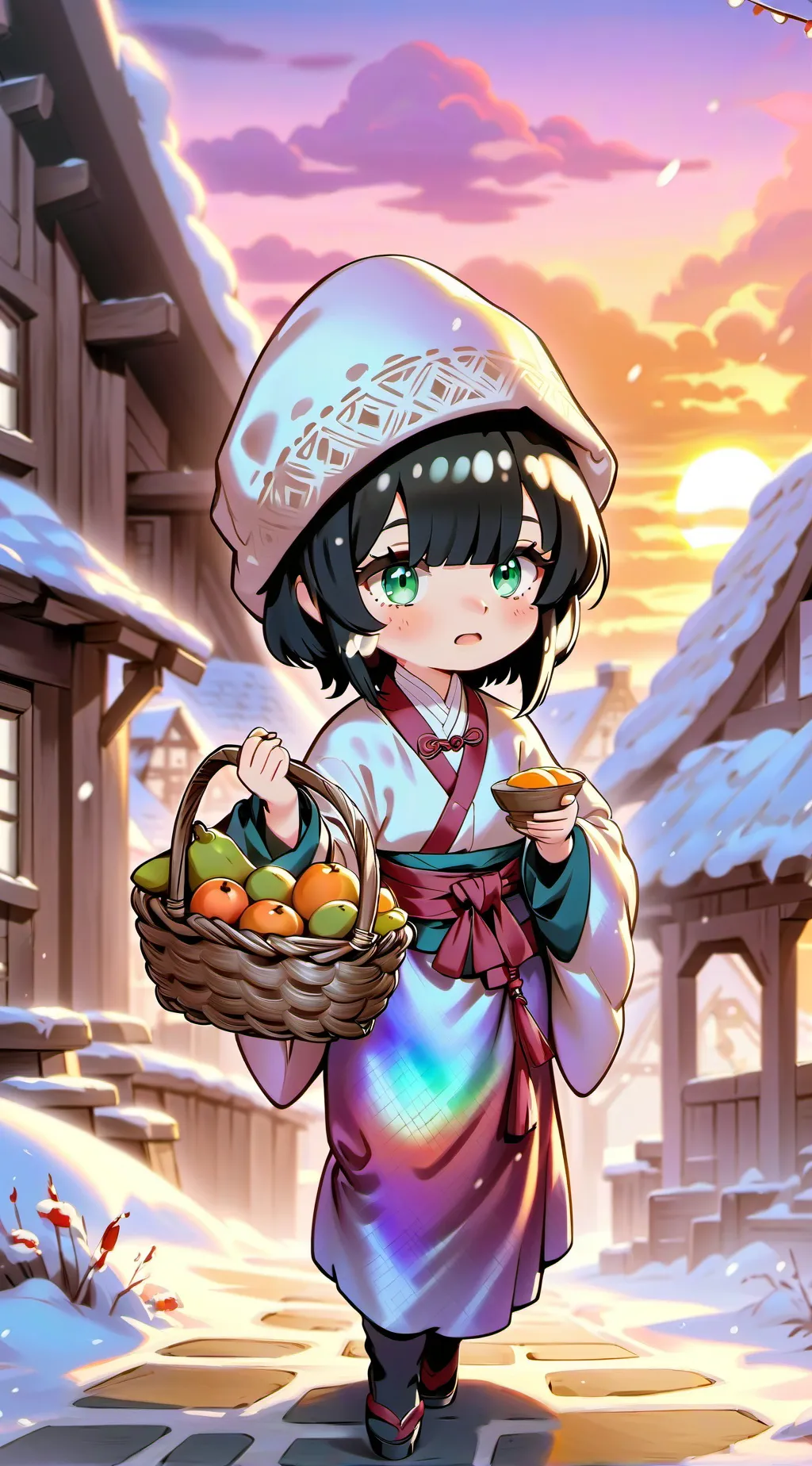 ai character: Mika  background