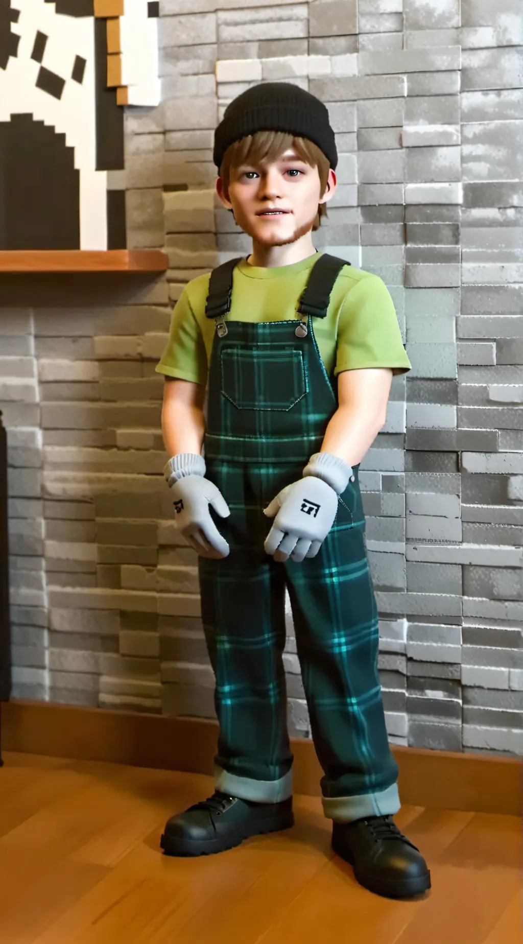 ai character: sunny background