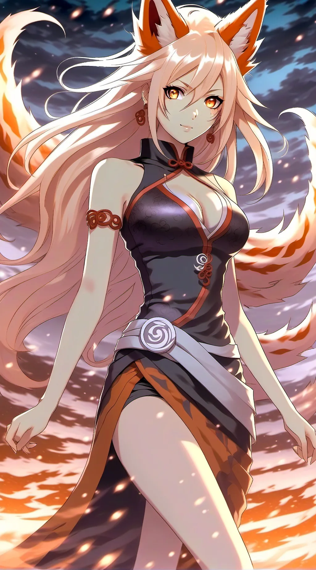 ai character: Kushina Uzumaki background
