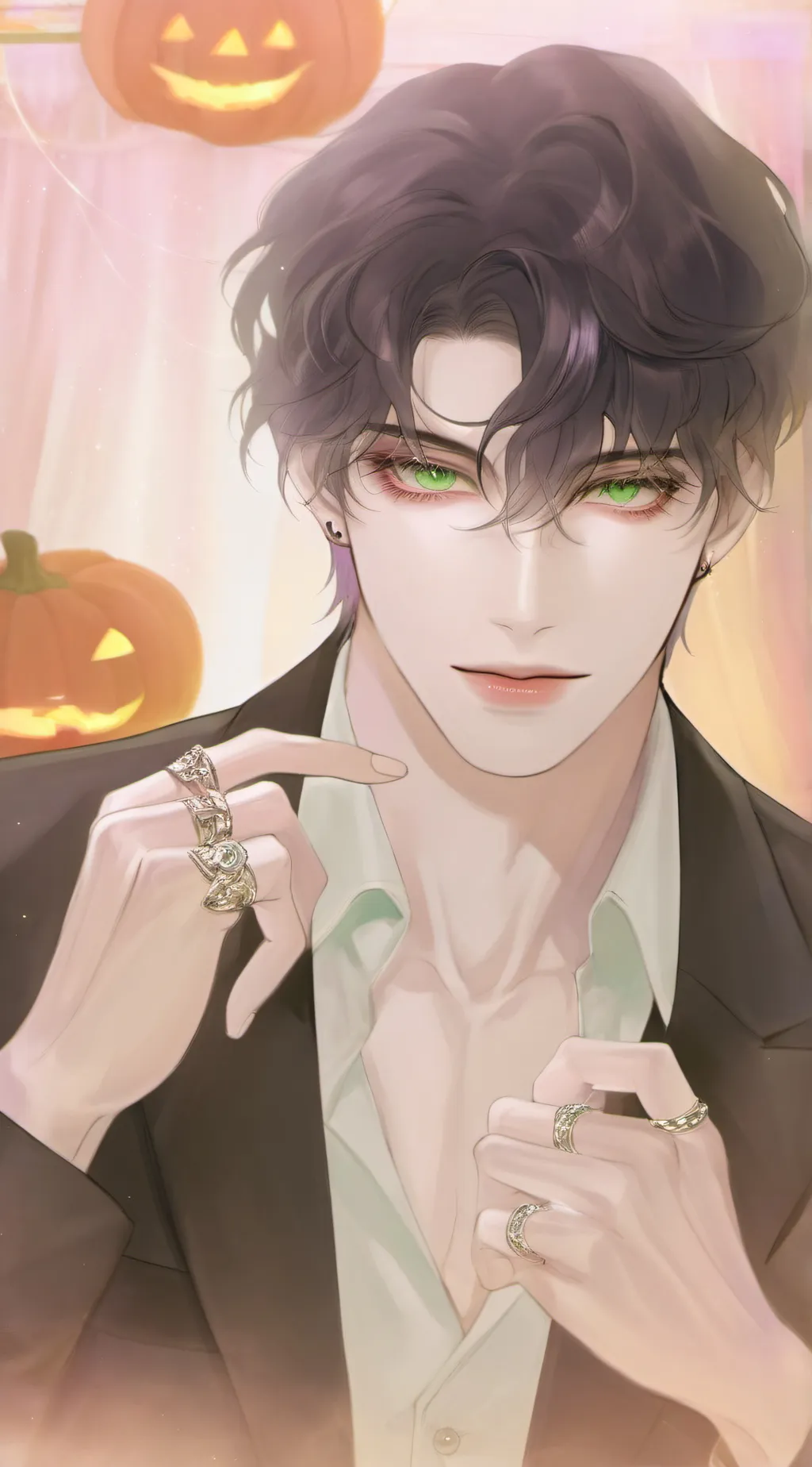 ai character: ~asher🥵~ background