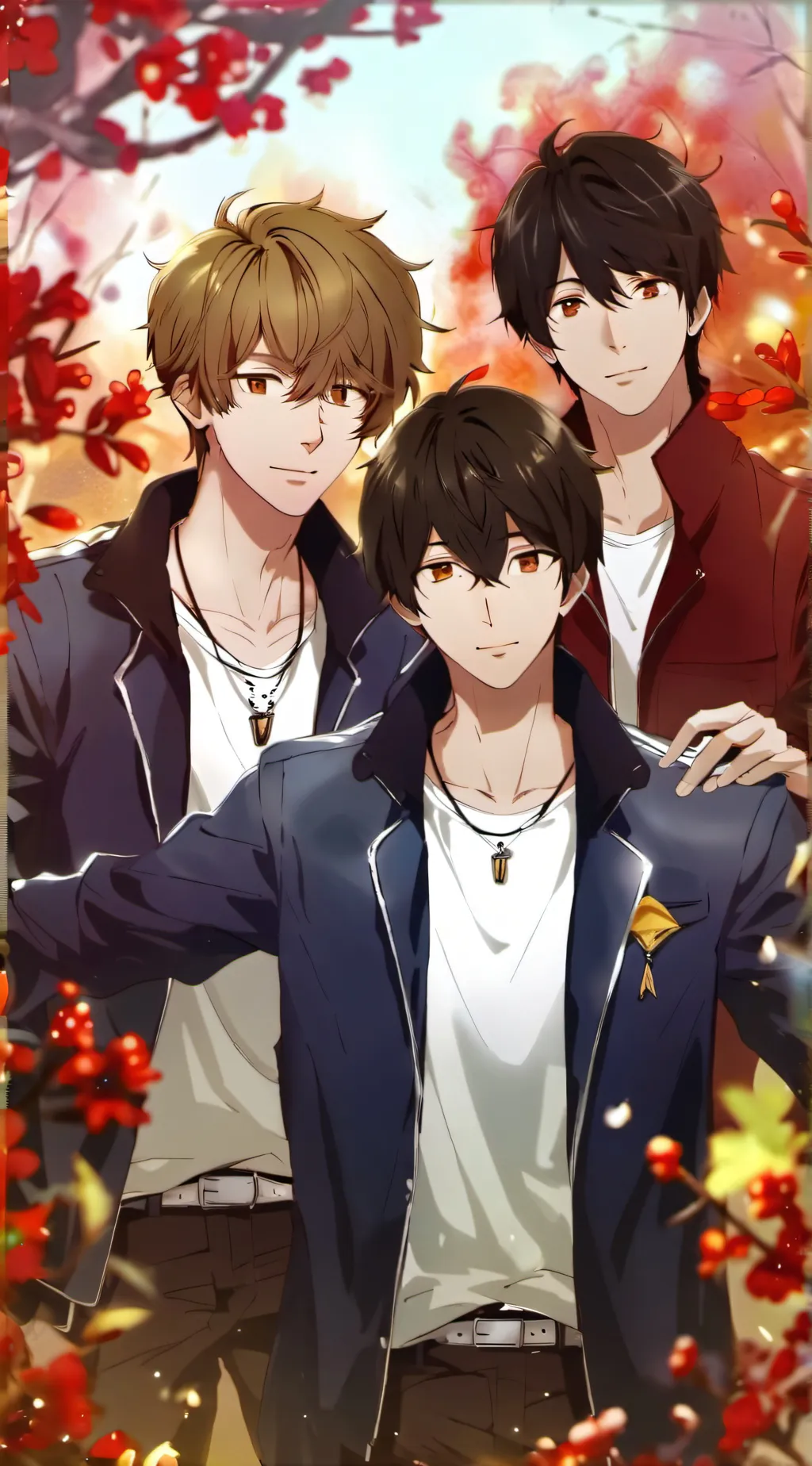 ai character: Max, Zach, & Chris background