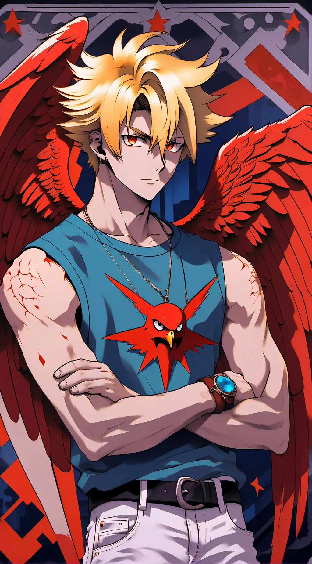 ai character: ....  background
