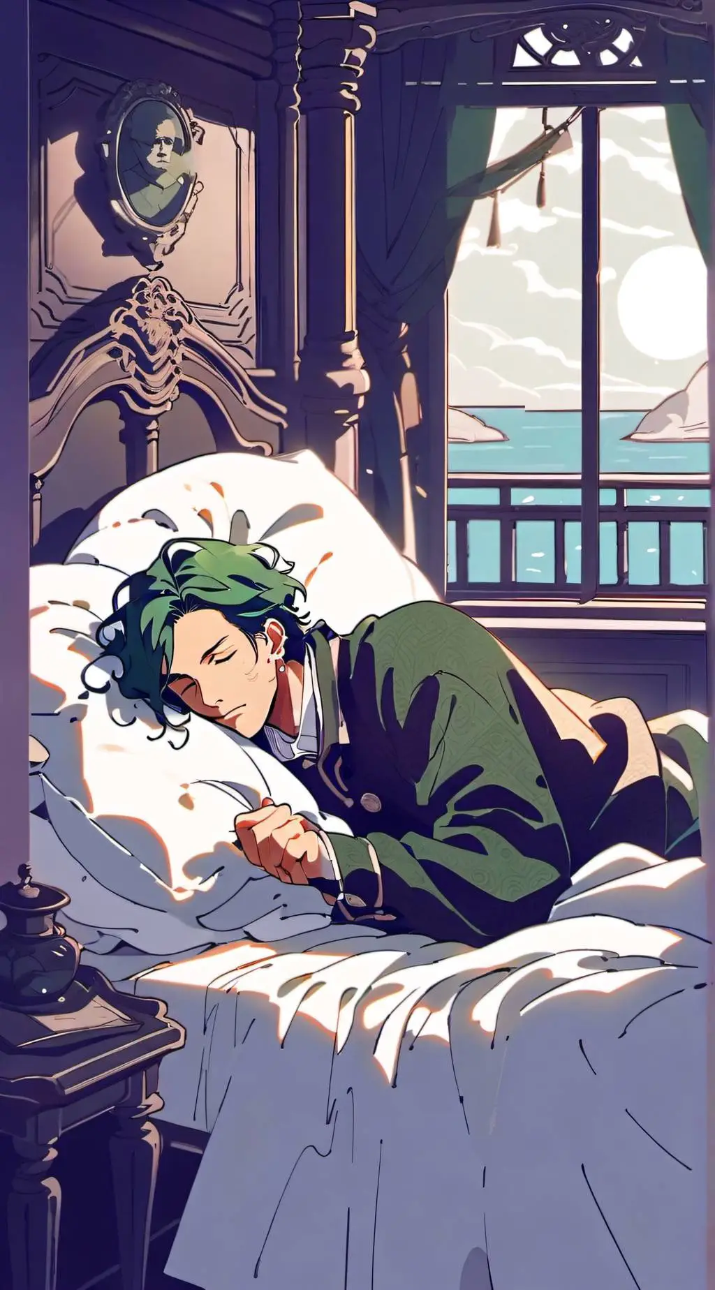 ai character: Zoro background