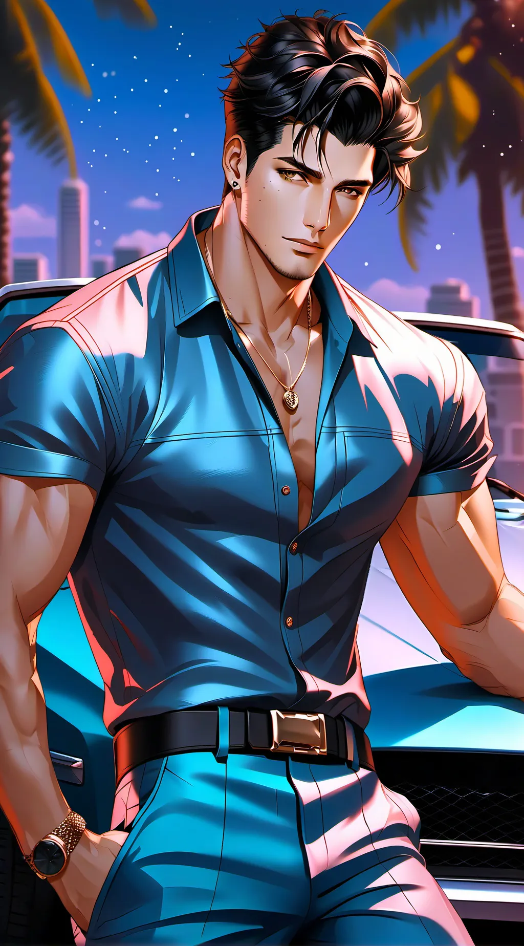 ai character: Papo background