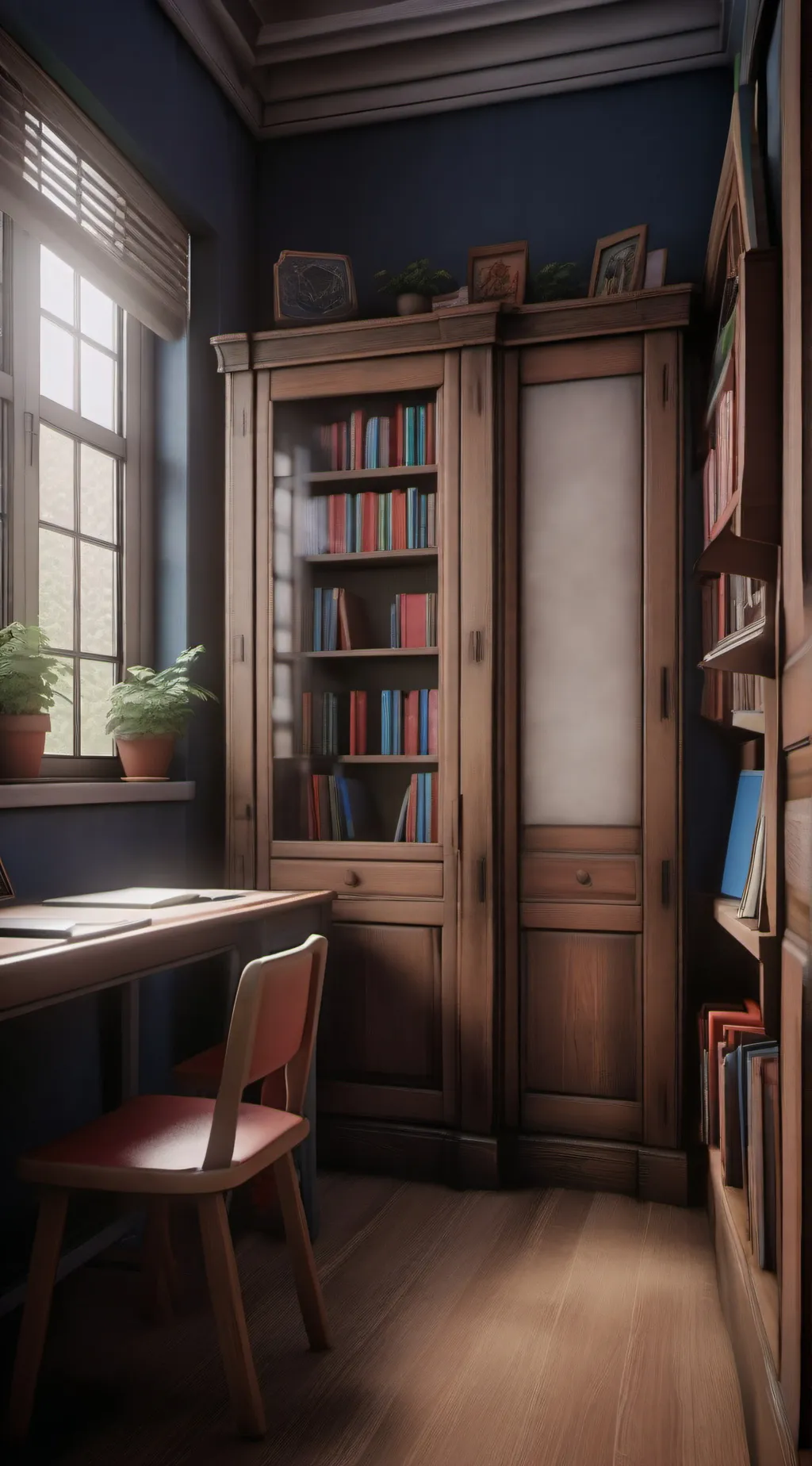 ai character: School background