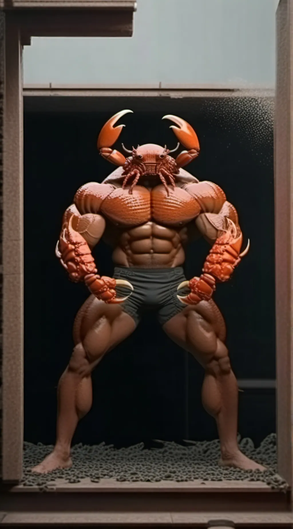 ai character: Mr. Crab background