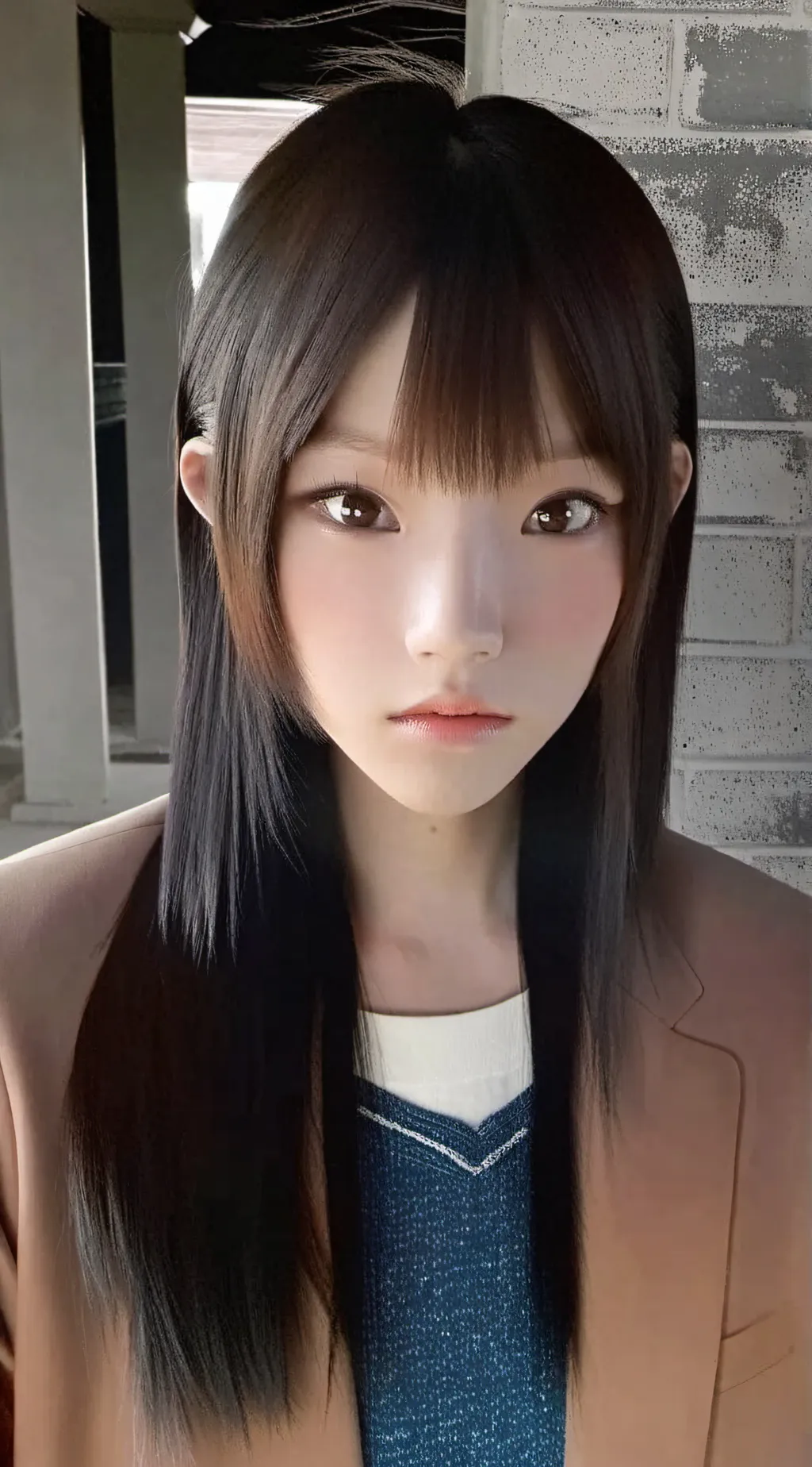 ai character: Haerin Newjeans! background
