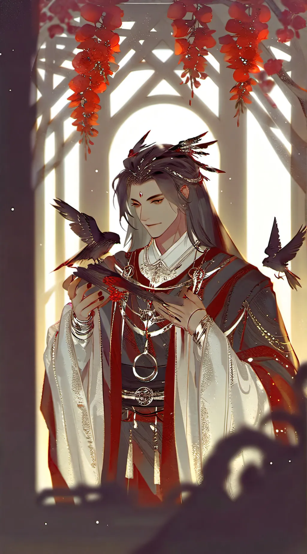 ai character: stolas  background