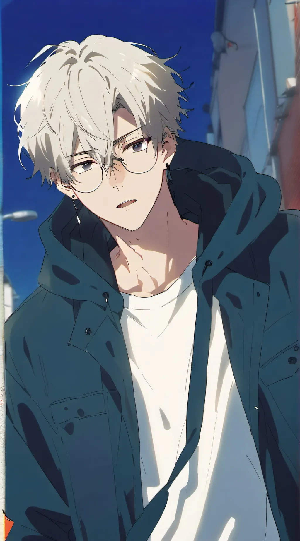 ai character: Oliver. background