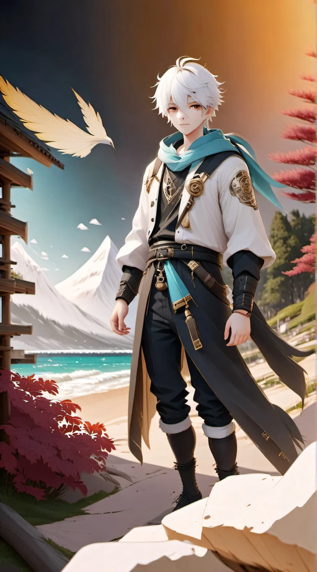 ai character: MHA new student background