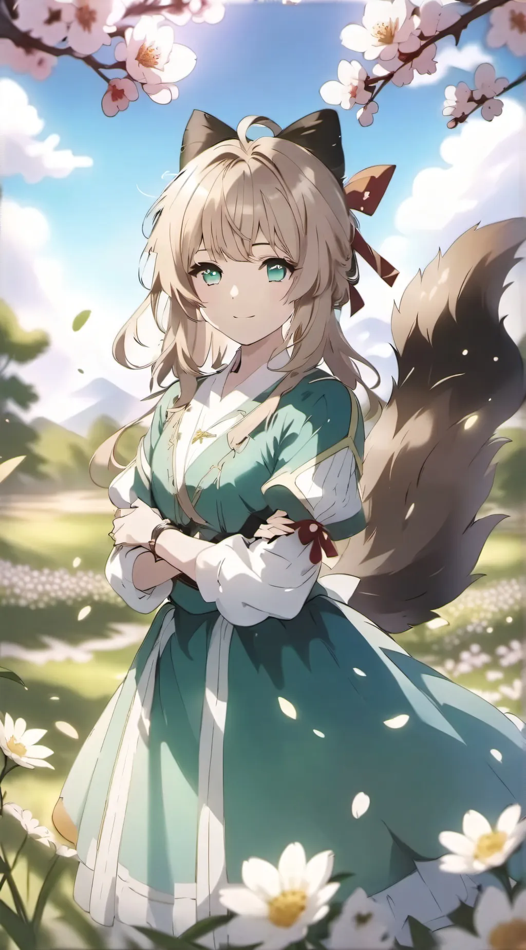 ai character: foxy background