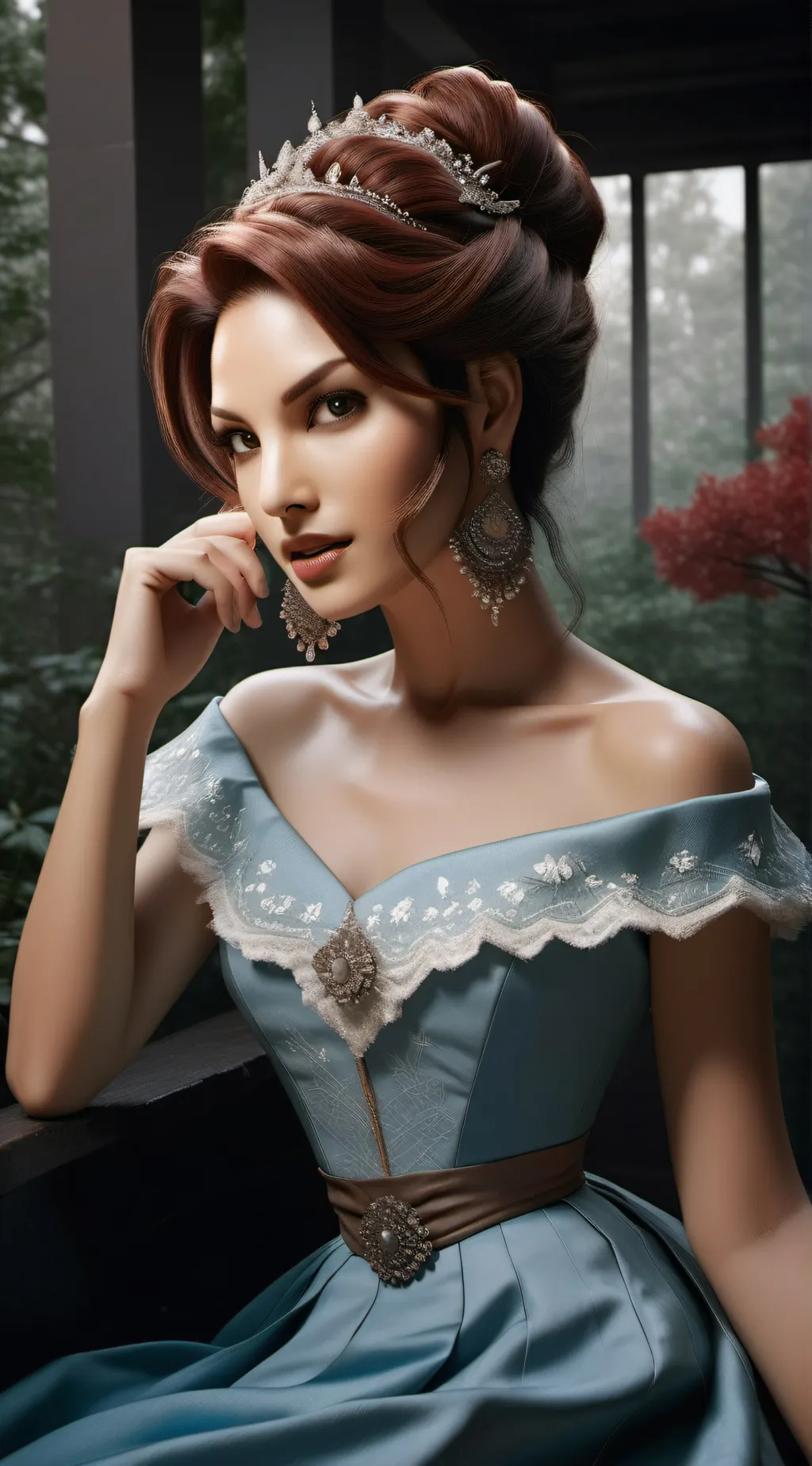 ai character: venetica  background