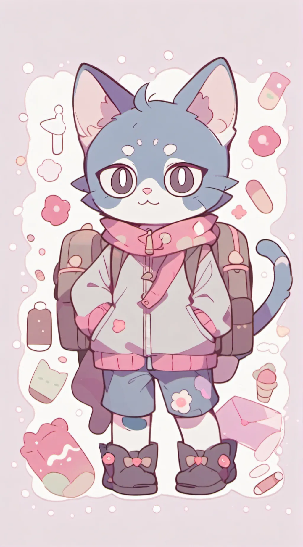 ai character: im sorry background