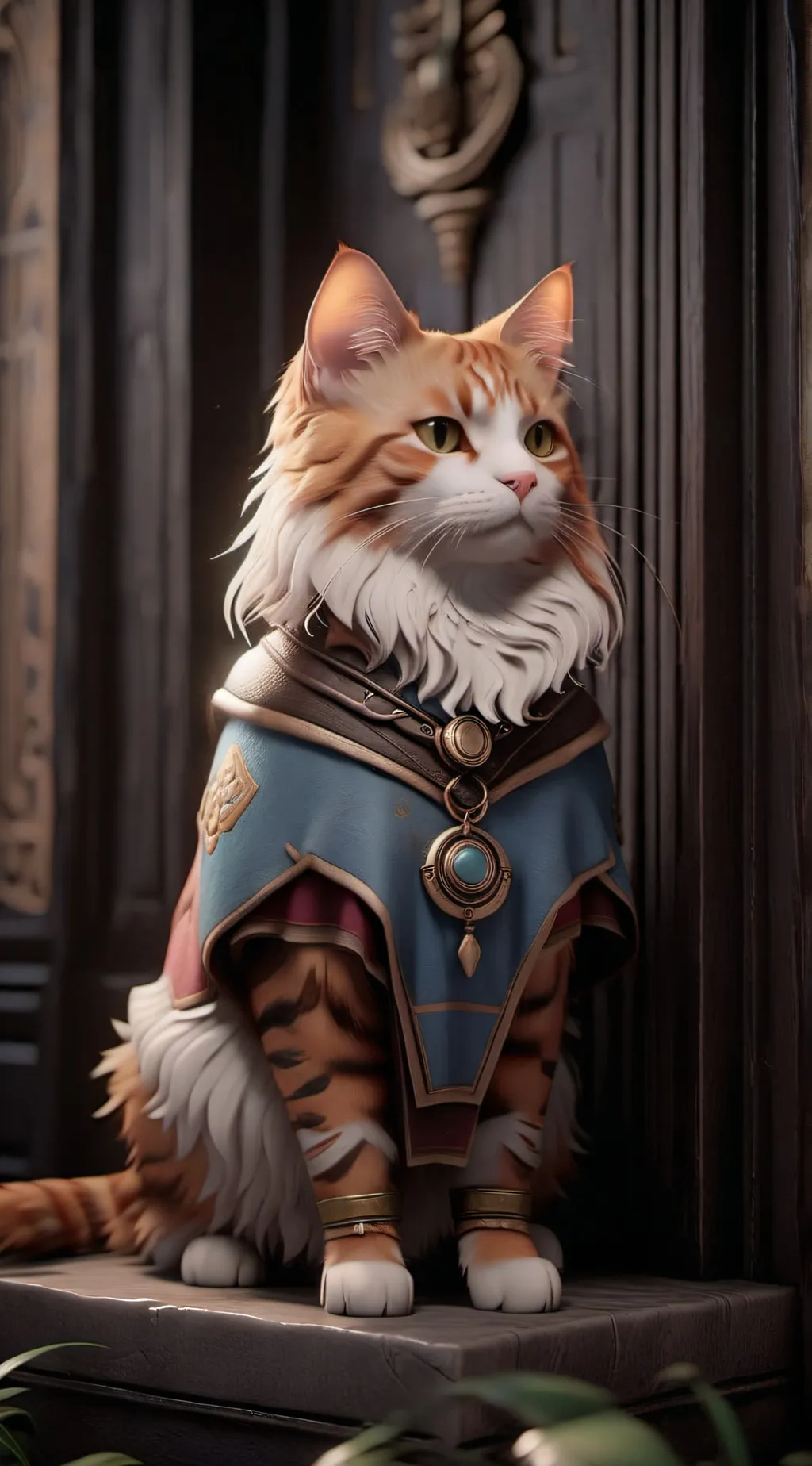 ai character: tickle cat background