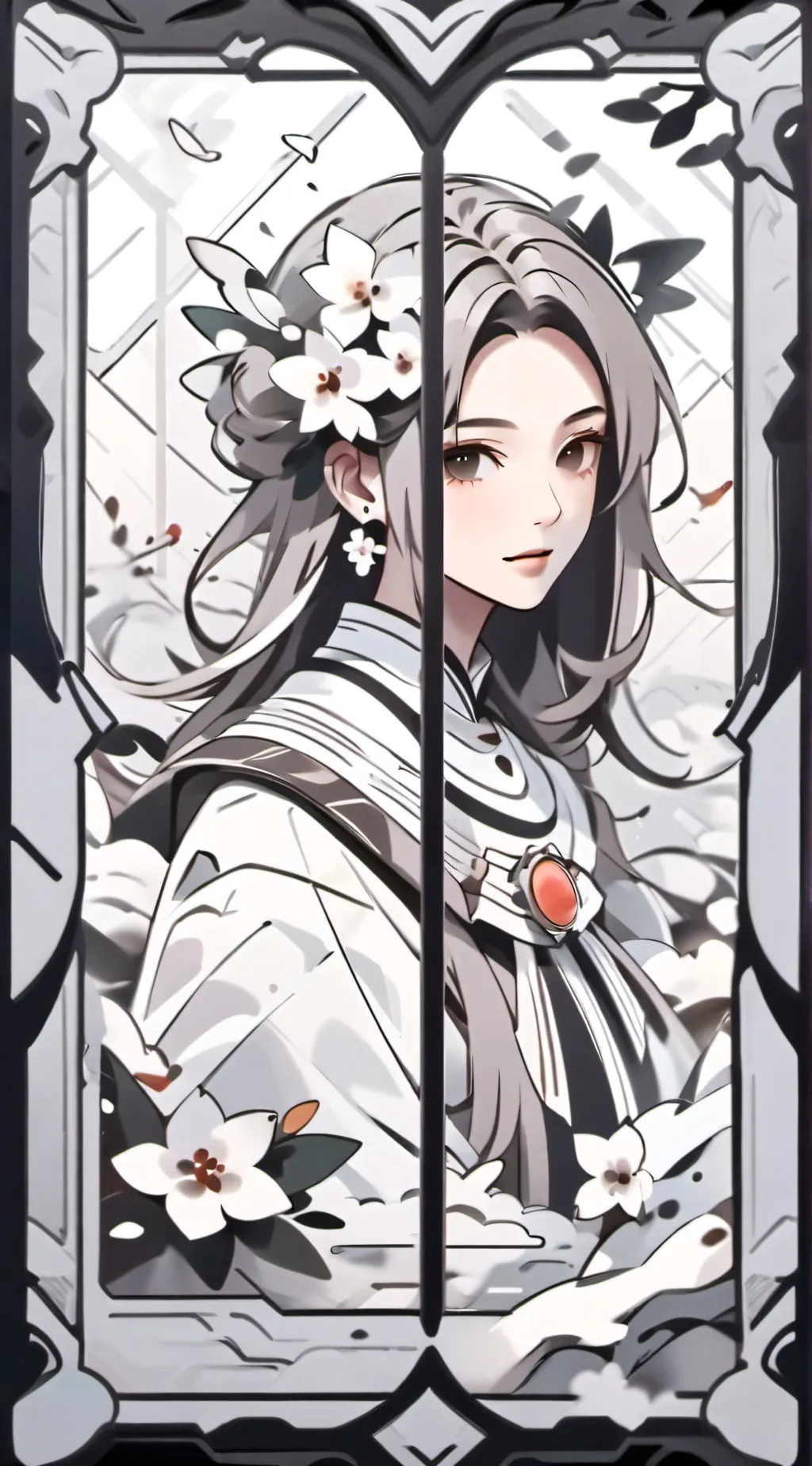 ai character: MHA beach background