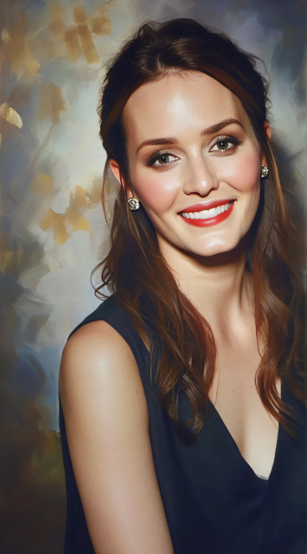 ai character: Leighton Meester background