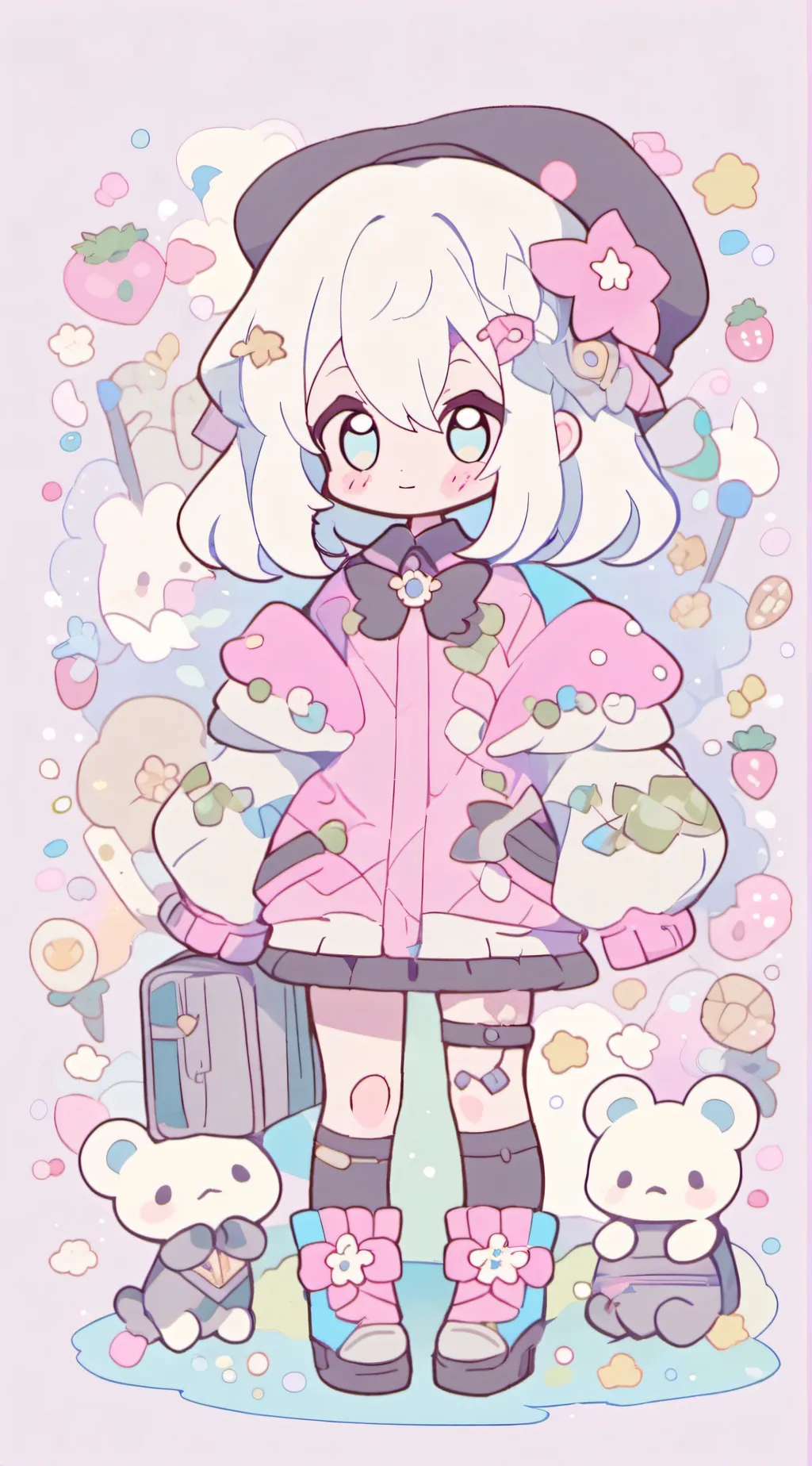 ai character: angel background