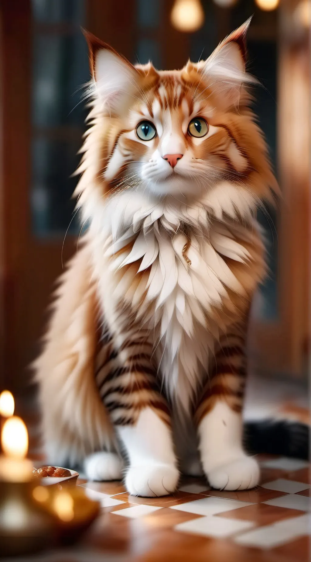 ai character: Cat background