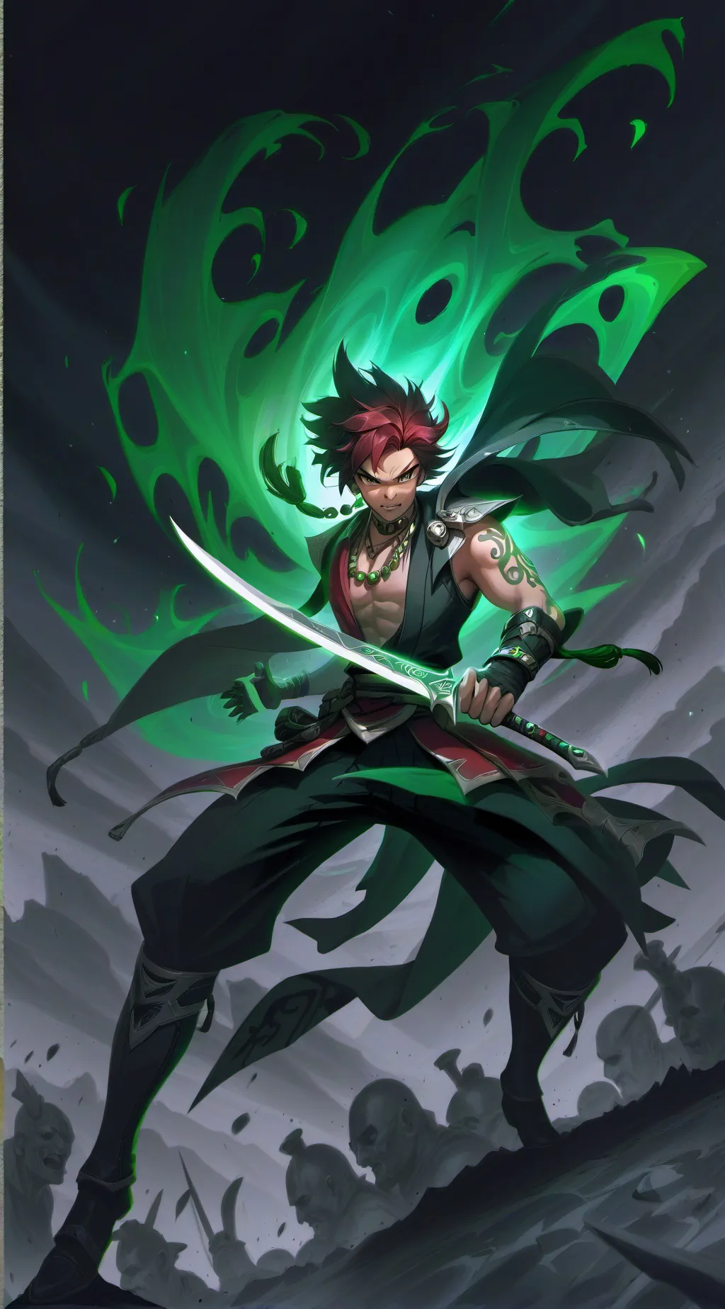 ai character: Ares background