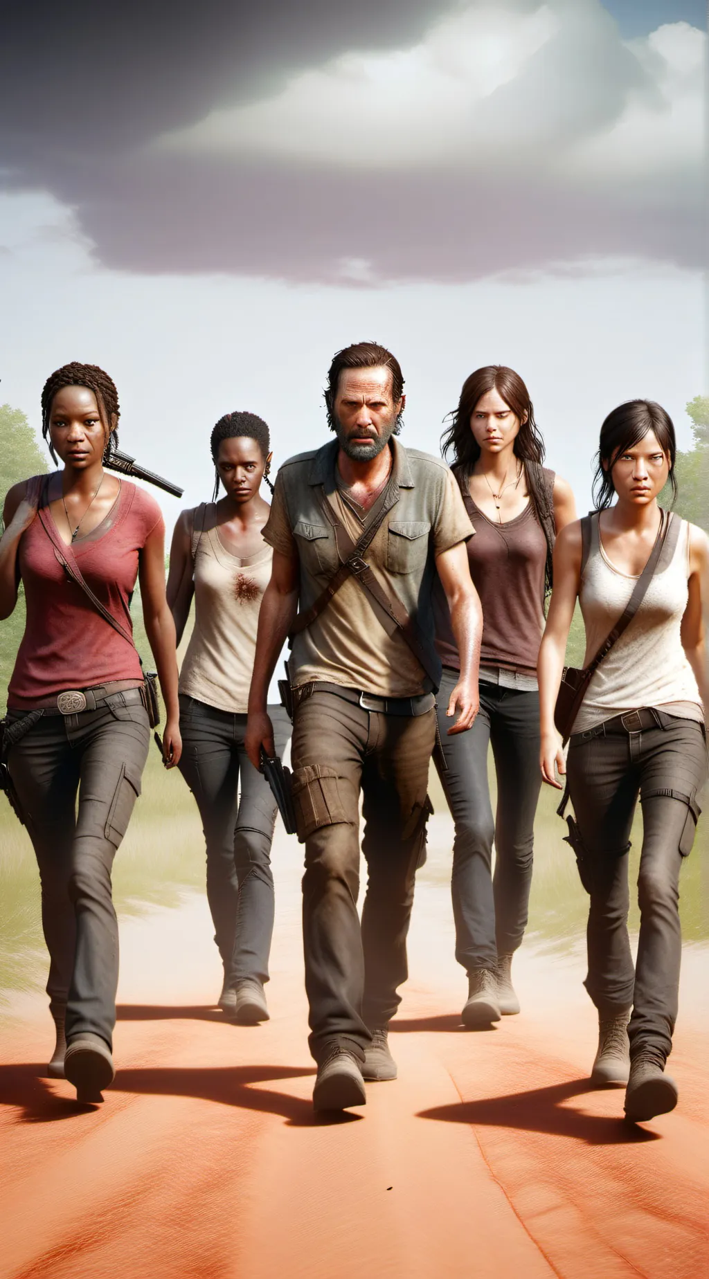 ai character: twd background