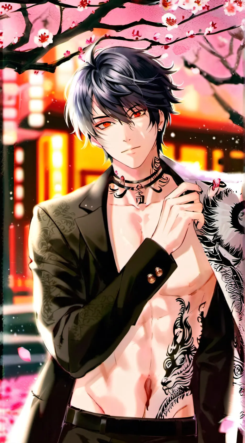 ai character: Toshiomi Oya background