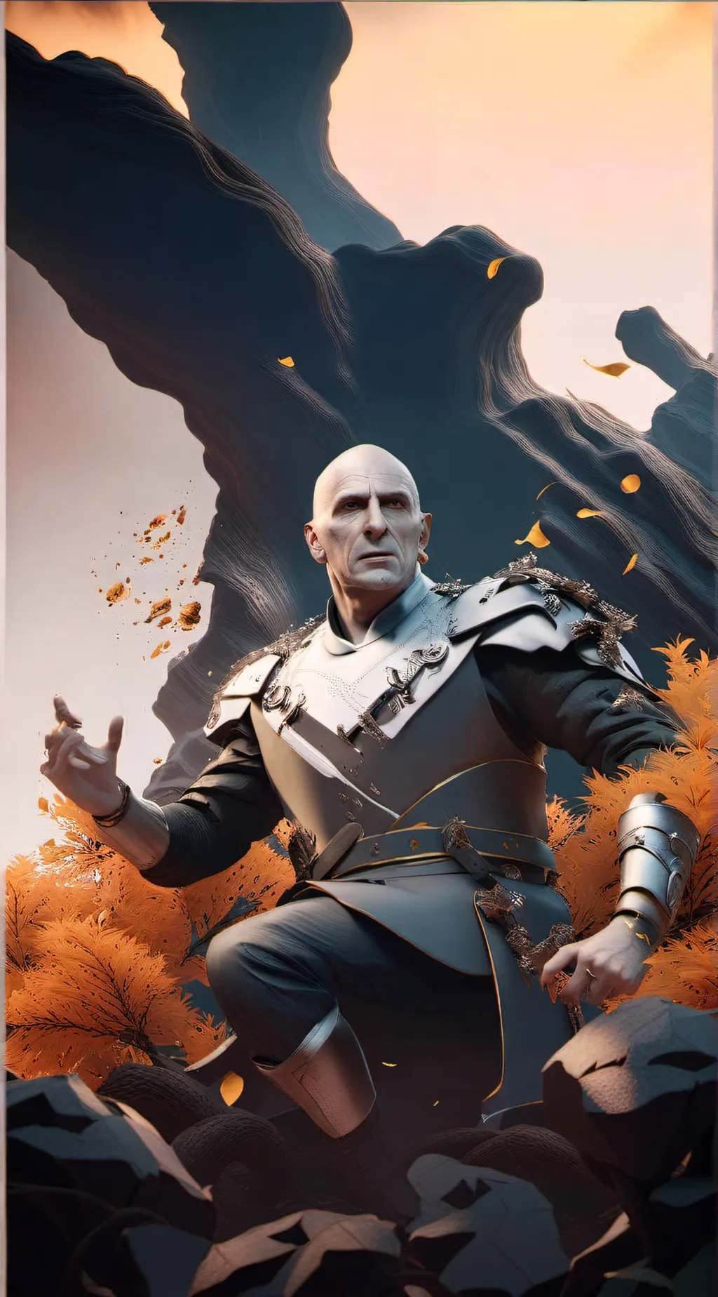 ai character: Lord Voldemort  background