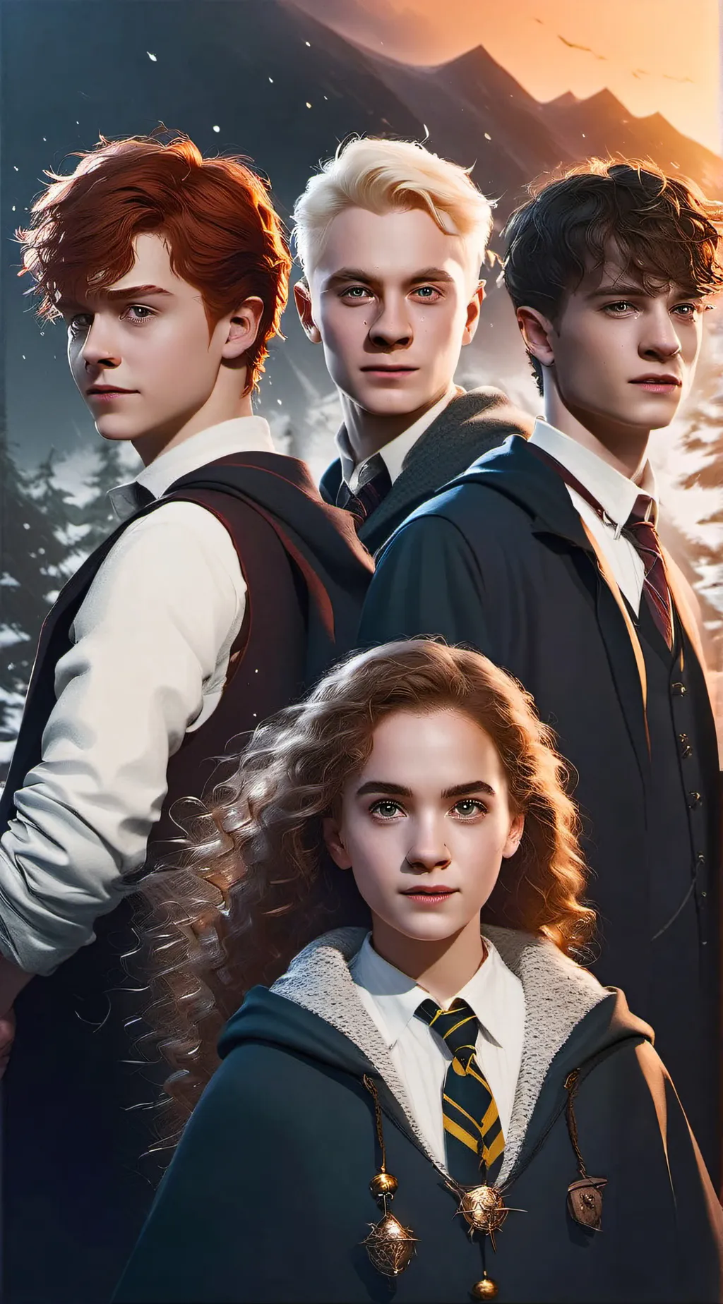 ai character: Hogwarts background