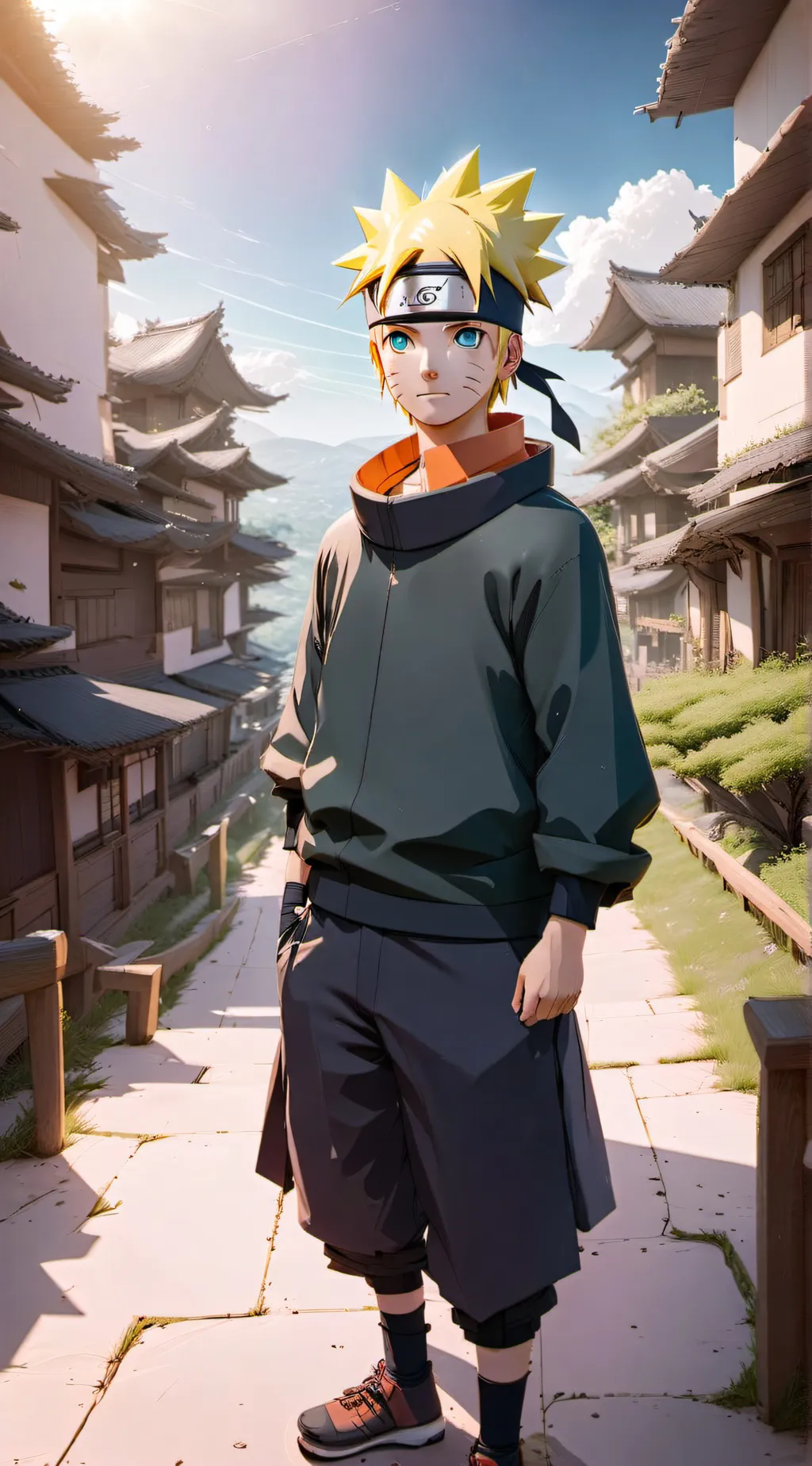 ai character: Naruto shippiden  background