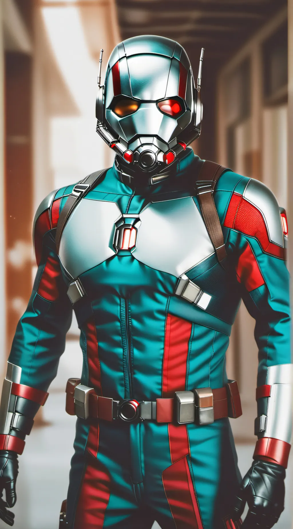 ai character: ANT MAN background