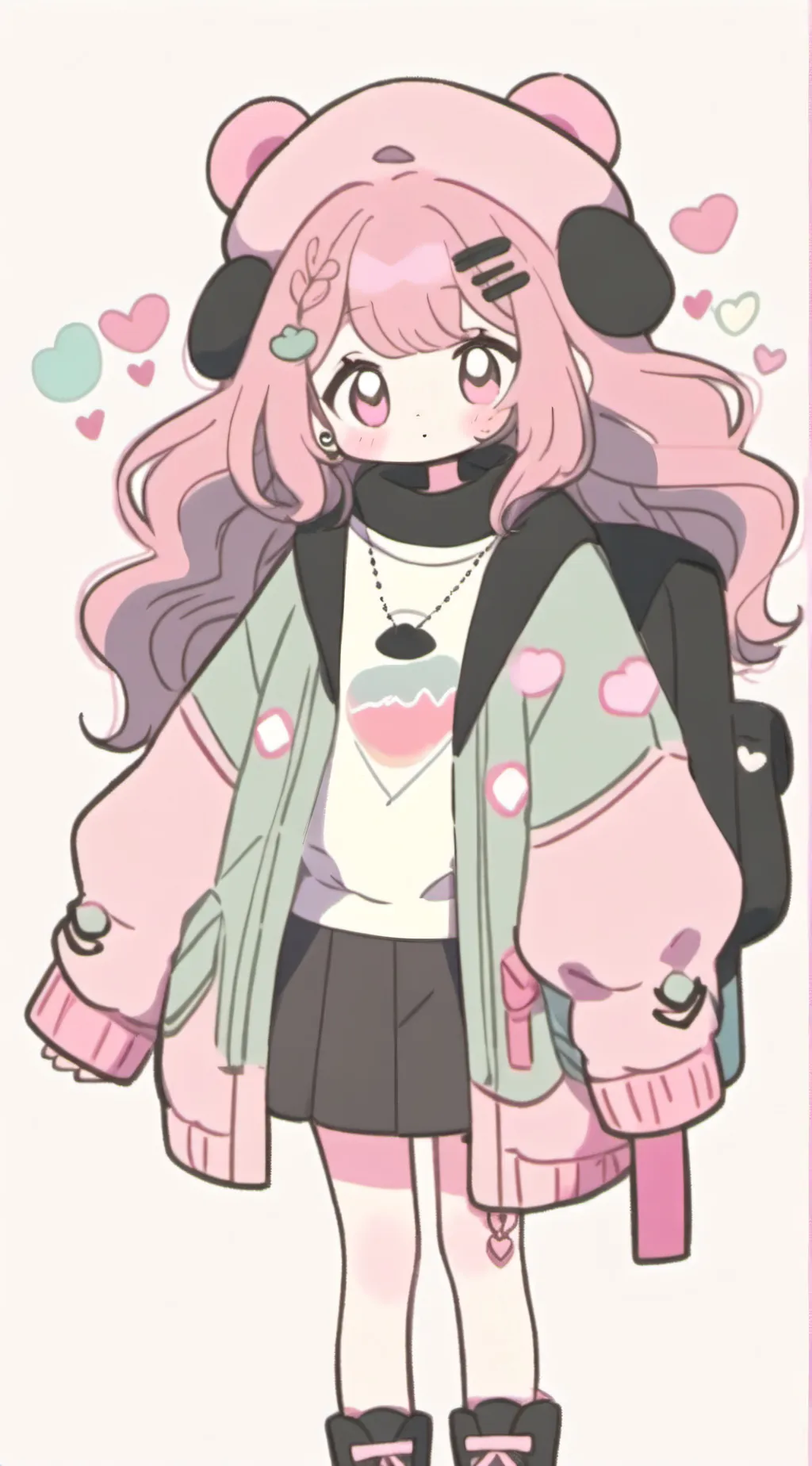 ai character: uwu girl infection background