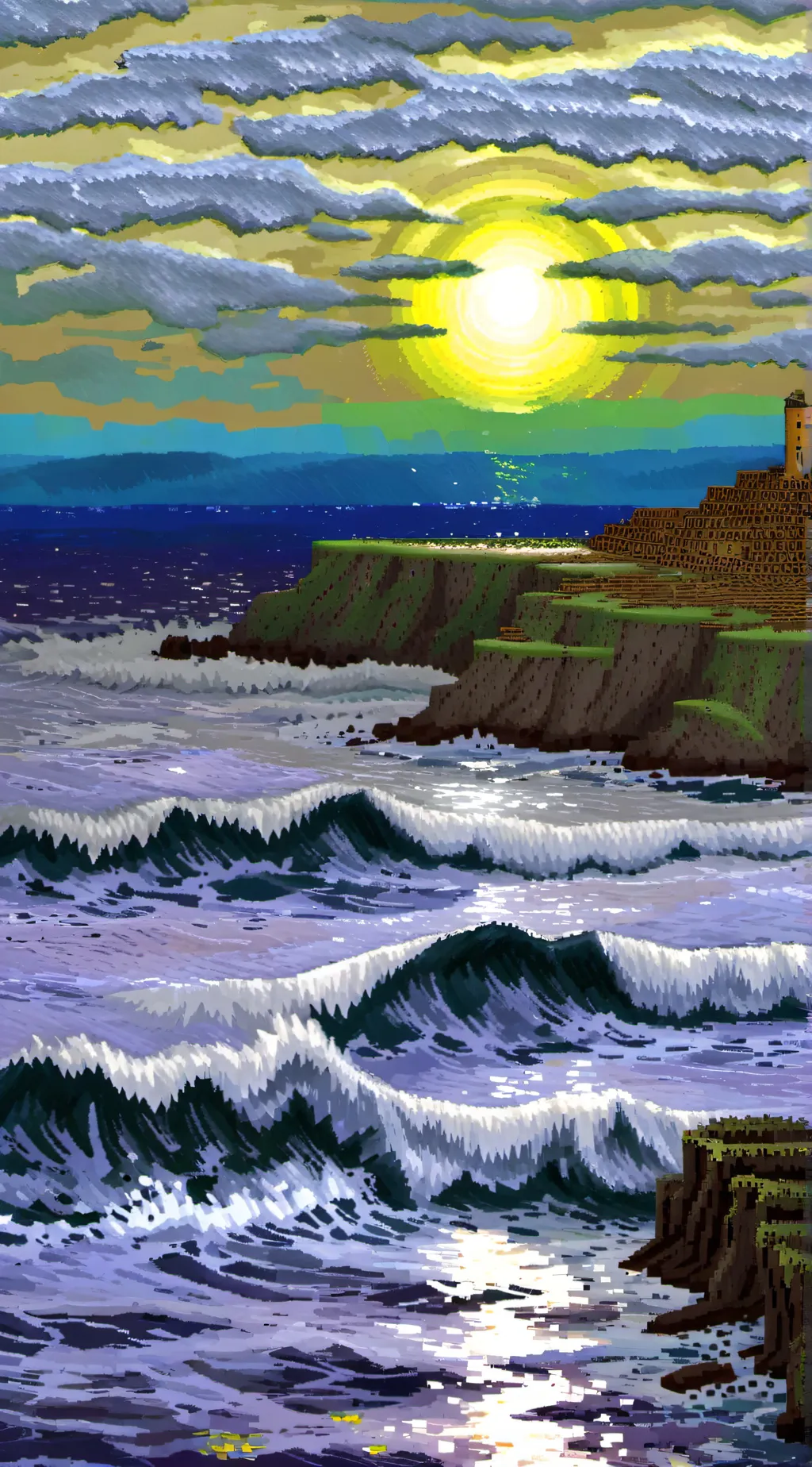 ai character: Minecraft  background