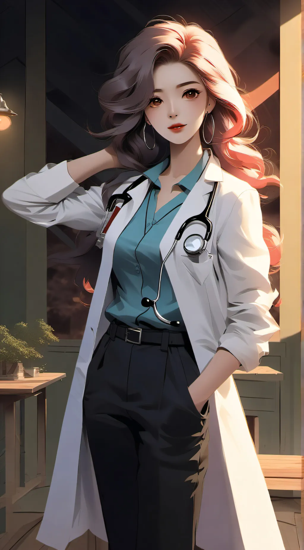 ai character: the tickle Doctor  background