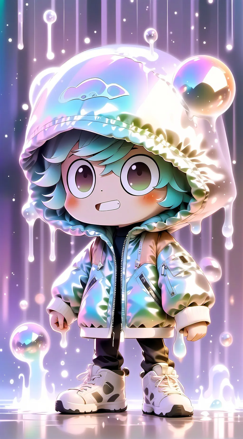 ai character: Gumball  background