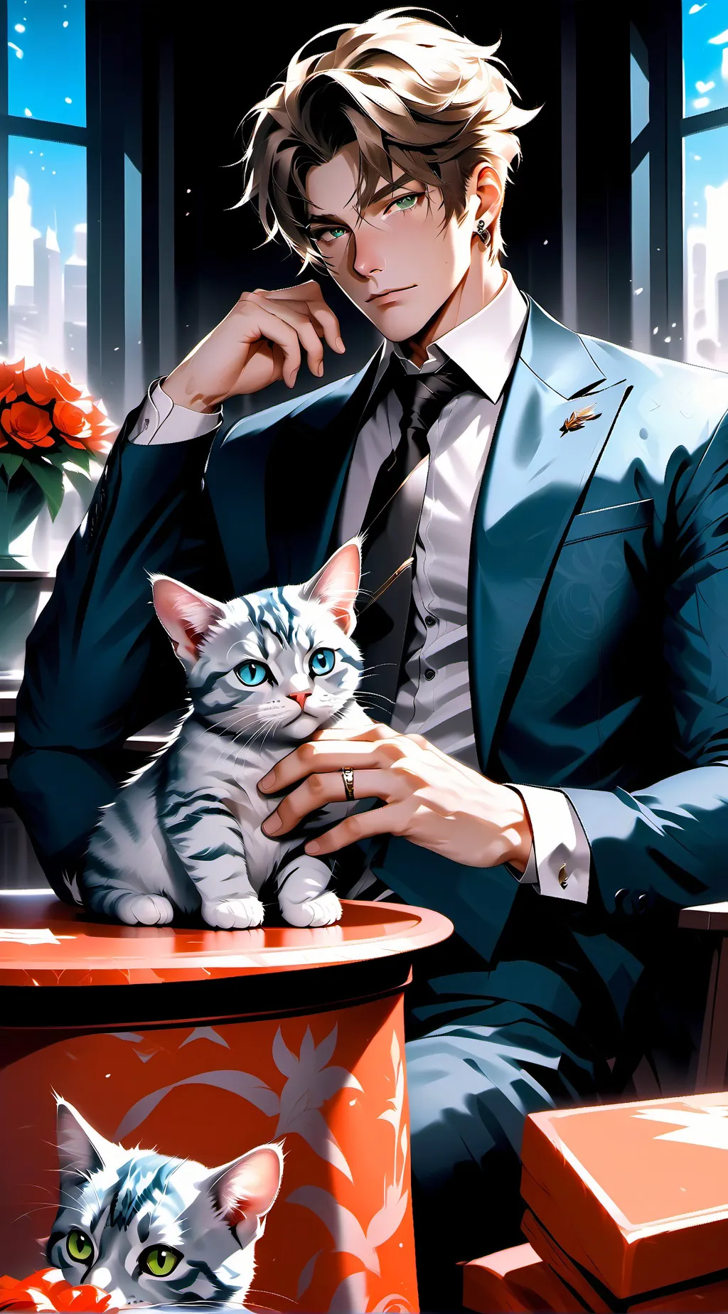 ai character: magnus background